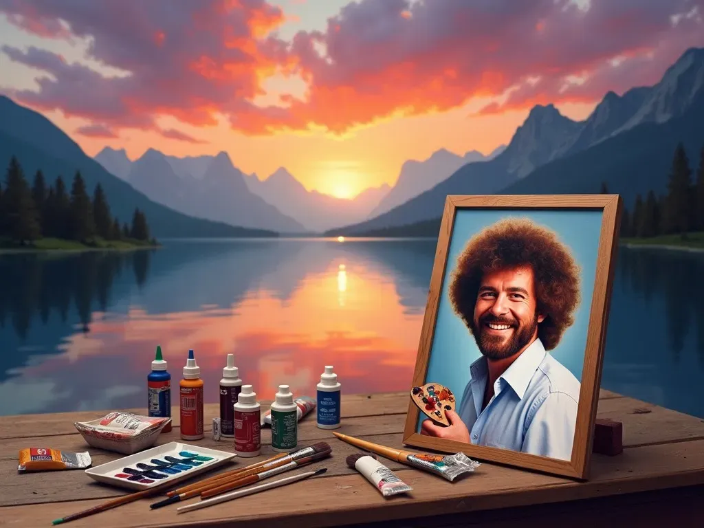 Bob Ross Paints and Supplies