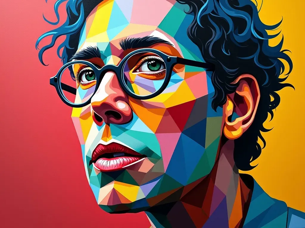 Chuck Close Portrait