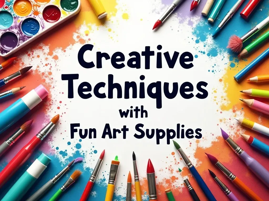 Creative Techniques with Fun Art Supplies