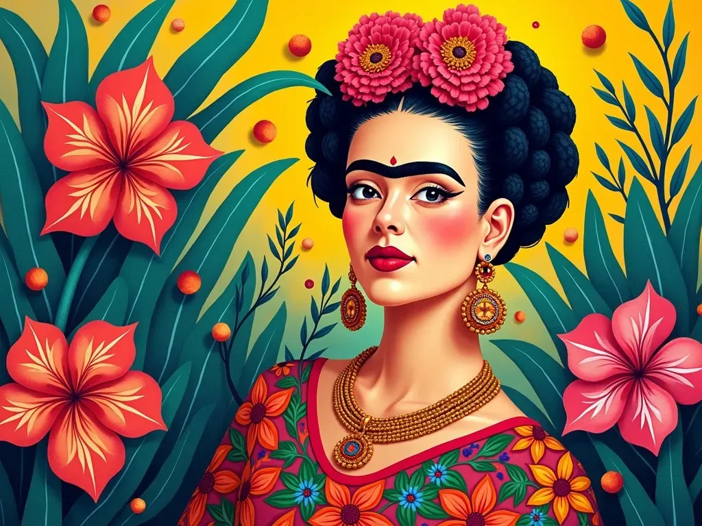 Discover the Vibrancy of Life Through Frida Kahlo’s Paintings: A Journey into “Paint Frida