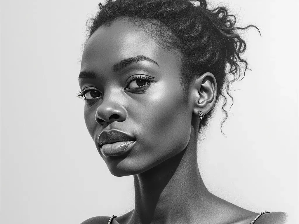 Kelvin Okafor Pencil Drawing