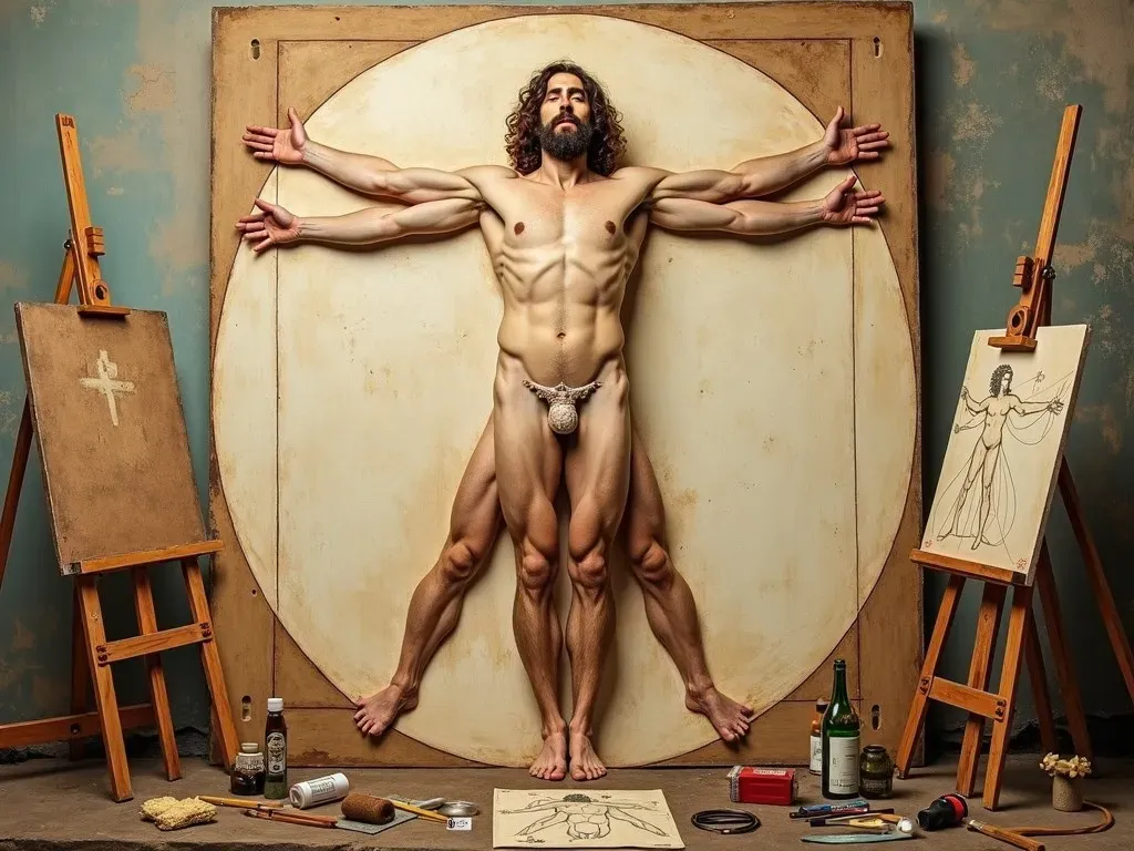 Leonardo-Vitruvian-Man