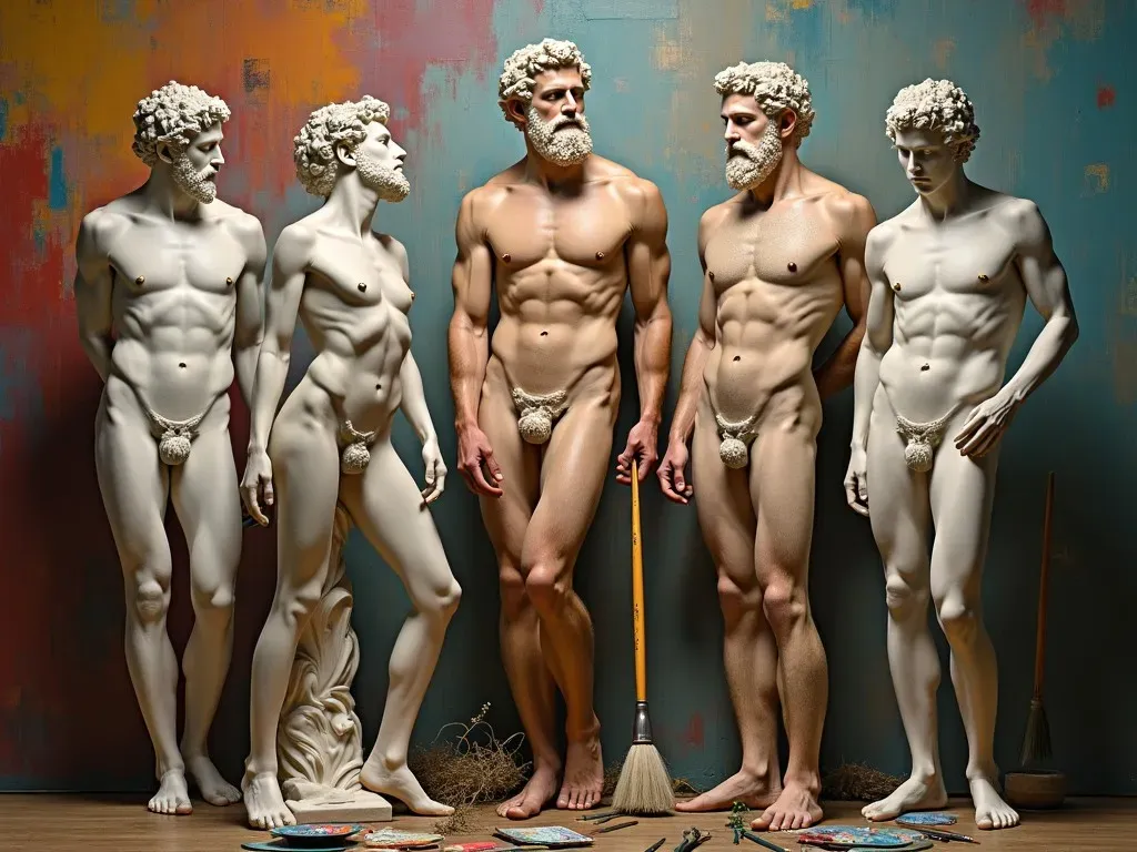 Male Body in Art