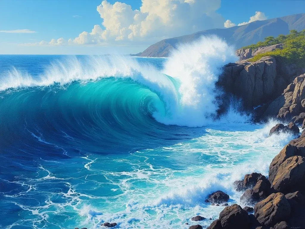 Ocean Wave Painting