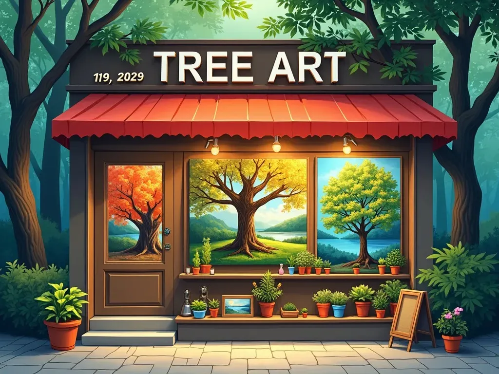 Captivating Paintings of Trees on Canvas: A Journey Through Nature in Art