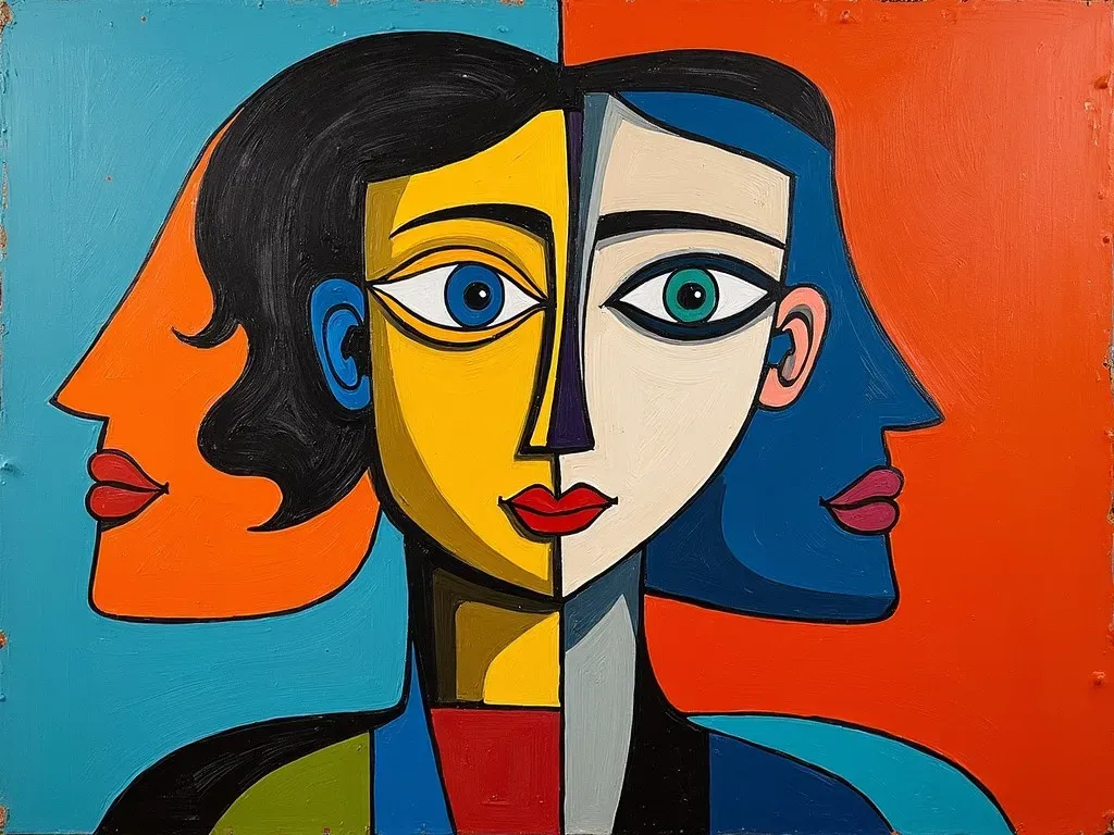 Original Picasso Cubist Portraits