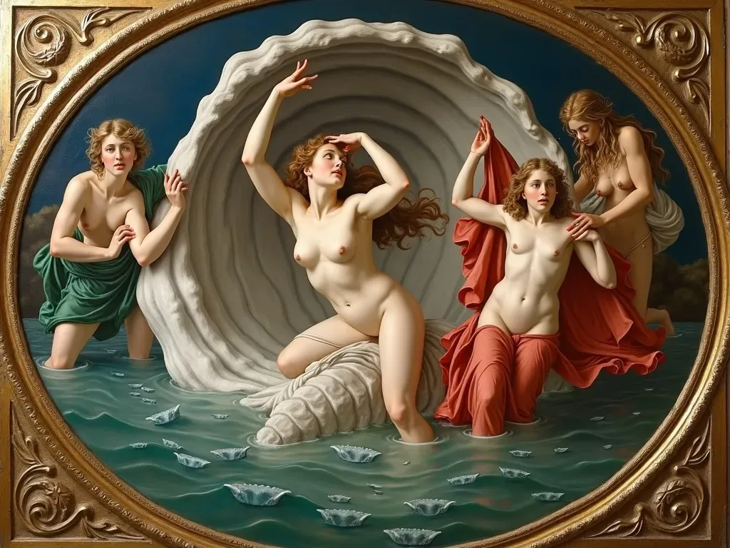 The Birth of Venus at Uffizi Gallery